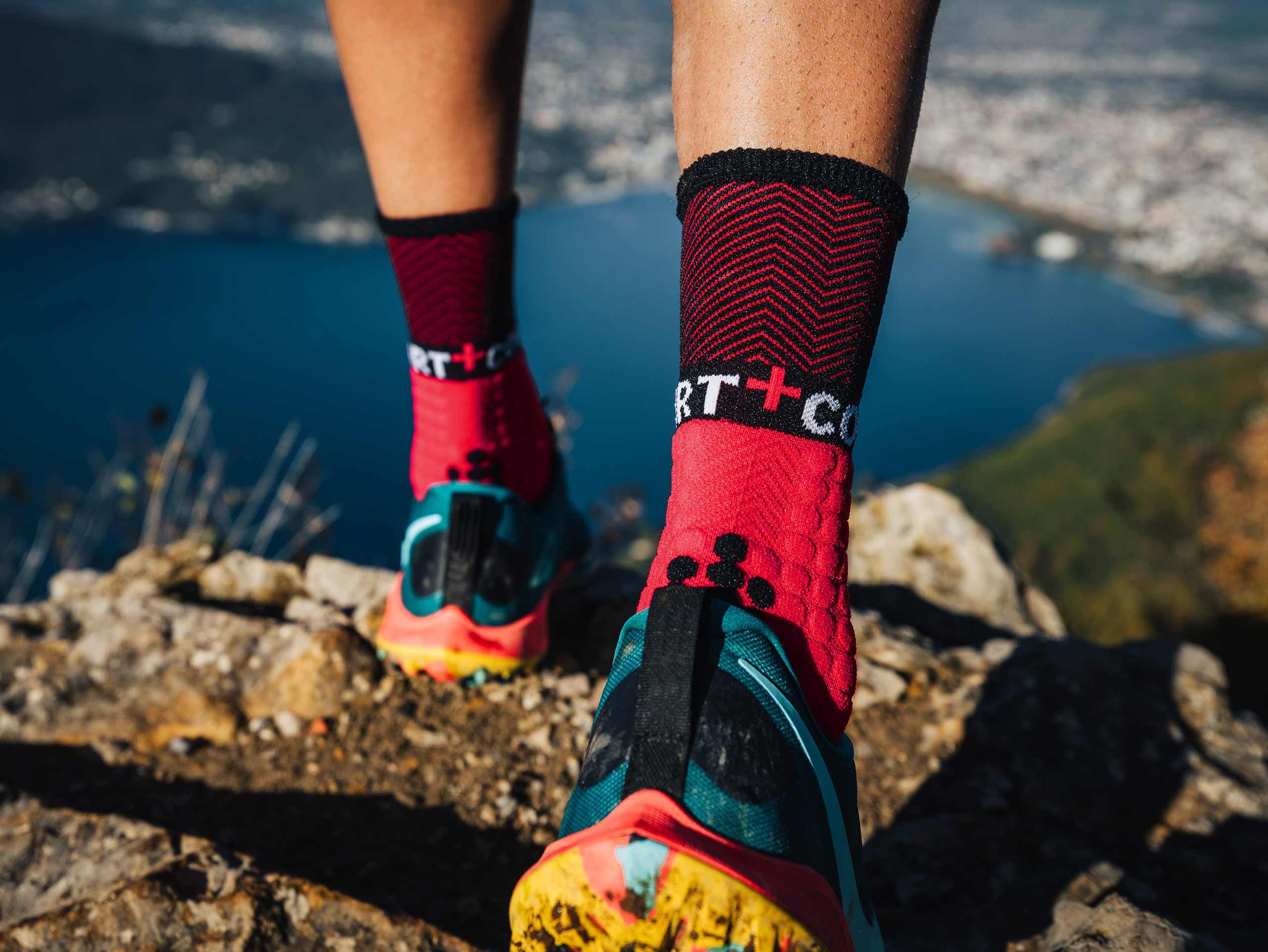 Pro Racing Socks Winter Trail - Red Black