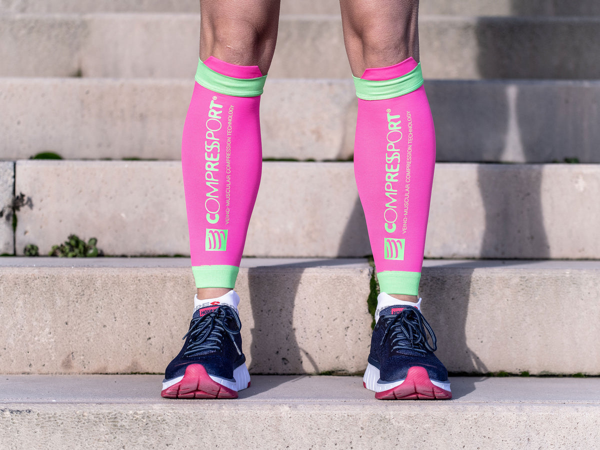 R2V2 calf sleeves fluo pink