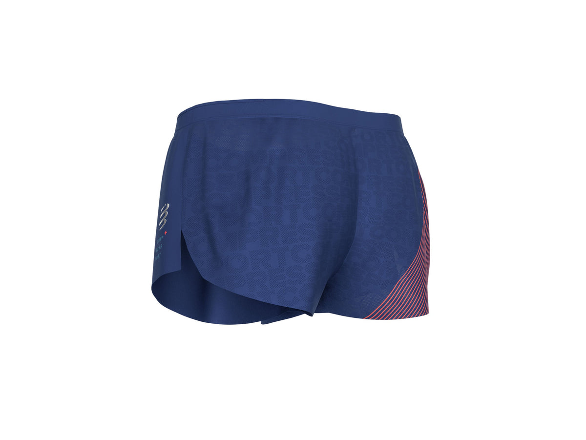 Racing Split Short blue