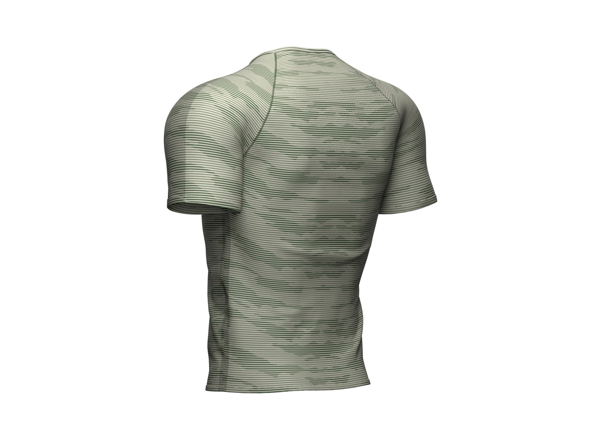 Training tshirt camo stripe vert de gris