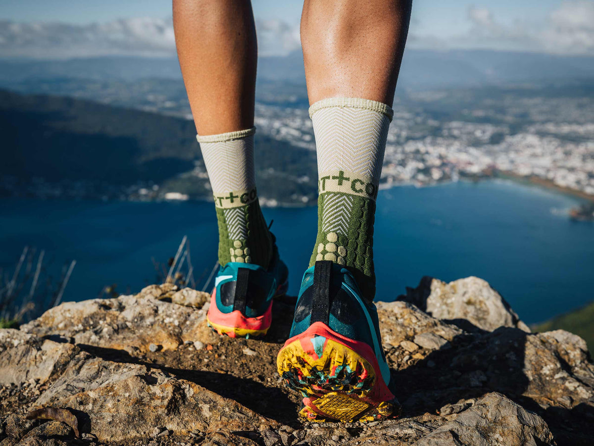 Pro Racing Socks Winter Trail - Dusty Olive