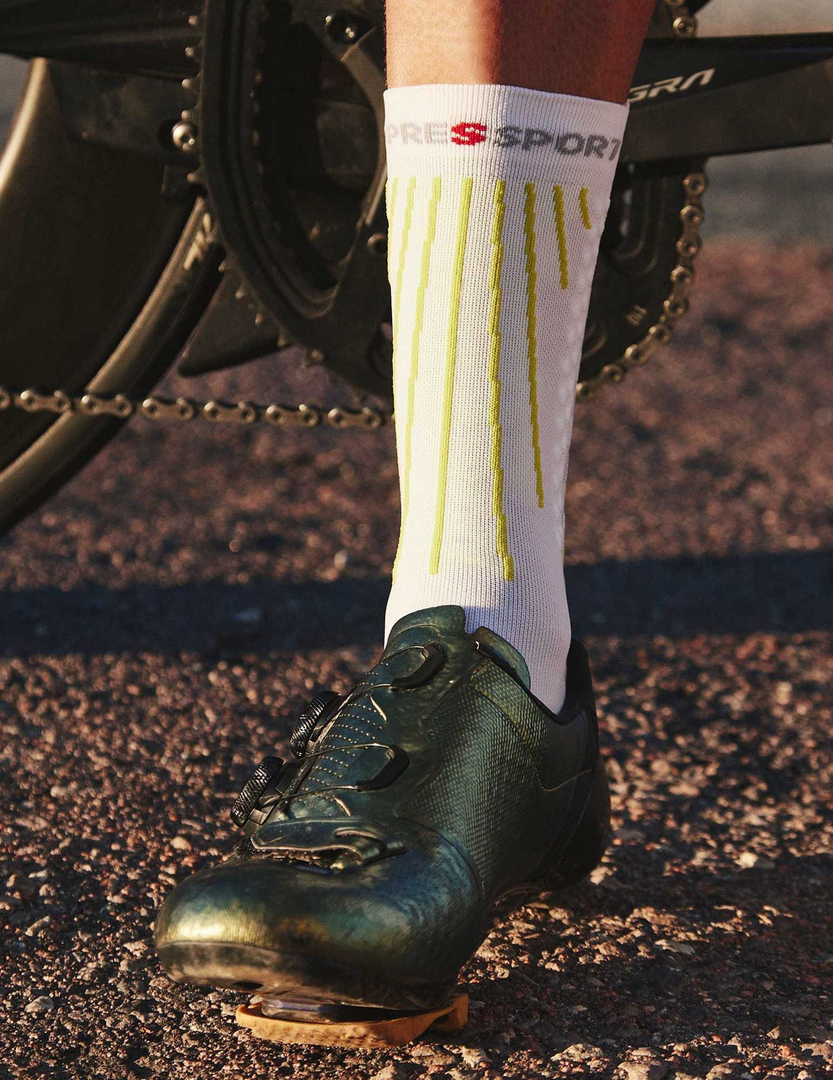 Aero Socks - White/Lime