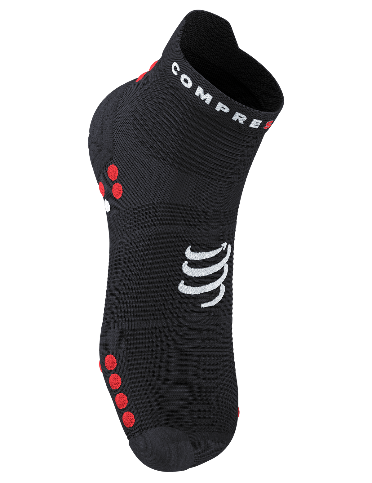 Pro Racing Socks v4.0 Run Low - Black/Red