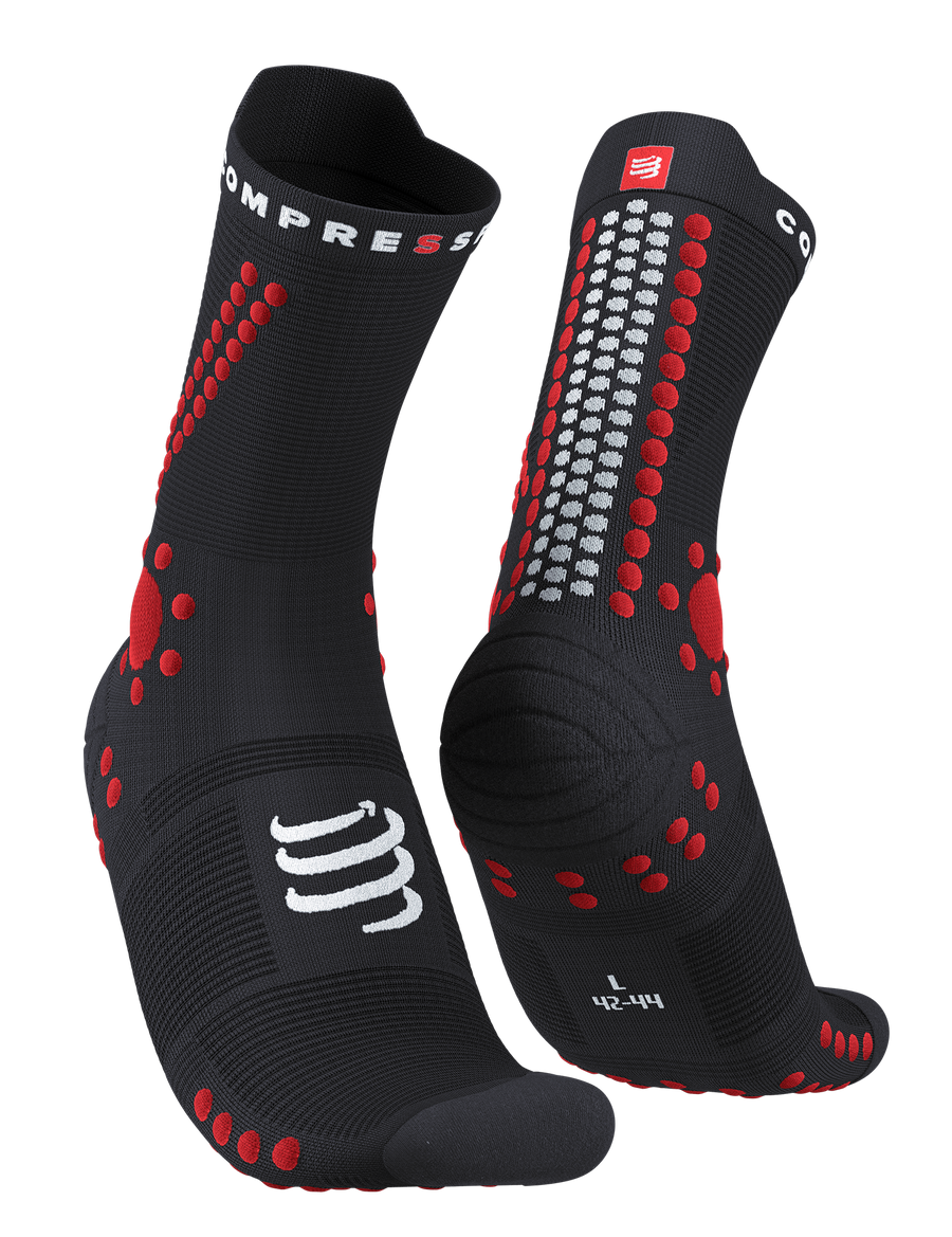 Pro Racing Socks V4.0 Trail - Black/Red