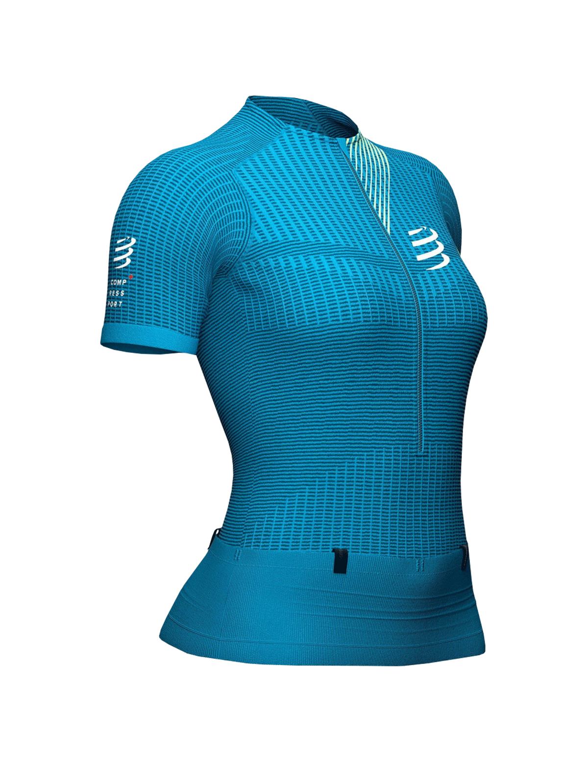 Trail Postural Top - Enamel/Paradise Green