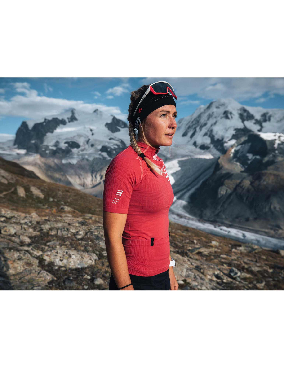 Trail Postural Top Garnet Rose Woman