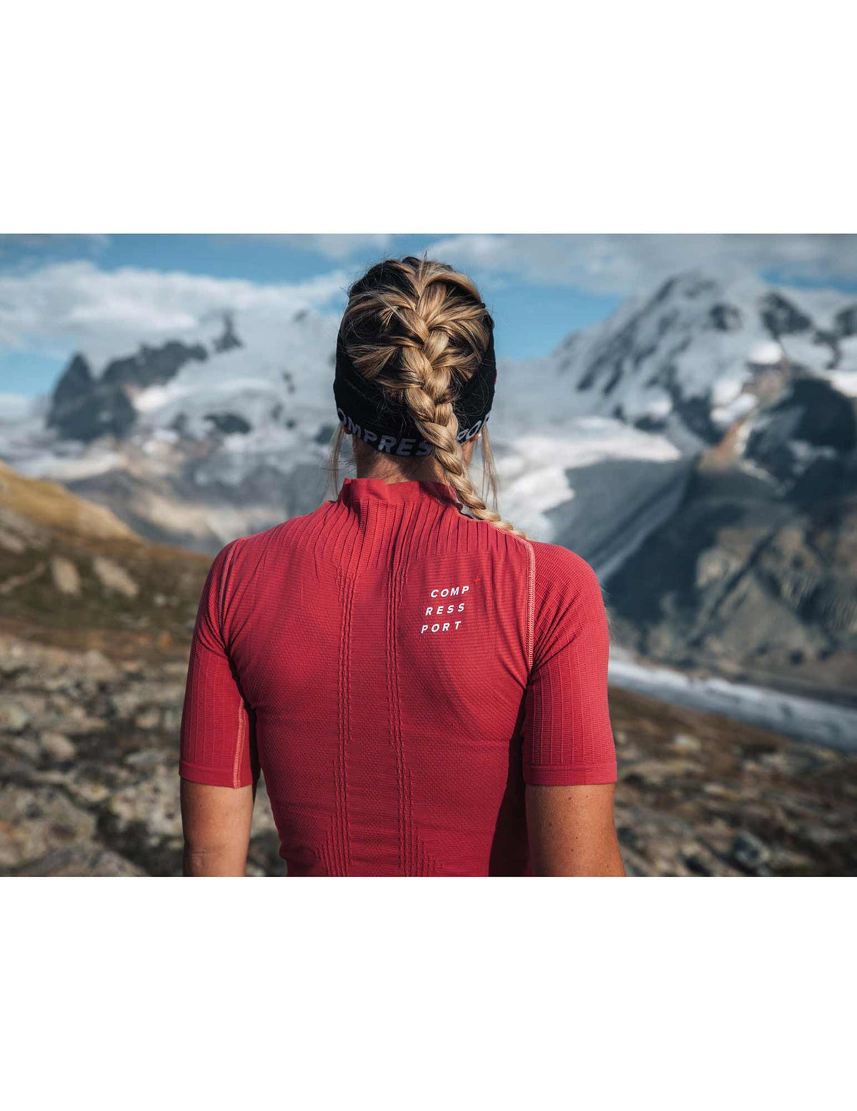 Trail Postural Top Garnet Rose Woman