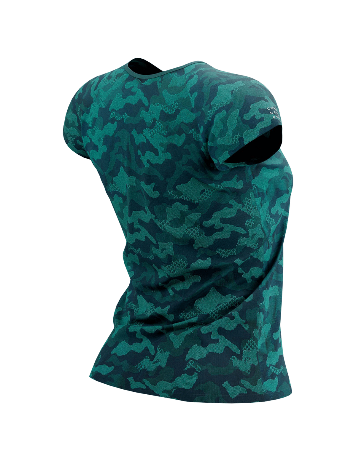 Training Tshirt Camo Premium - Turquoise Blue/Camo