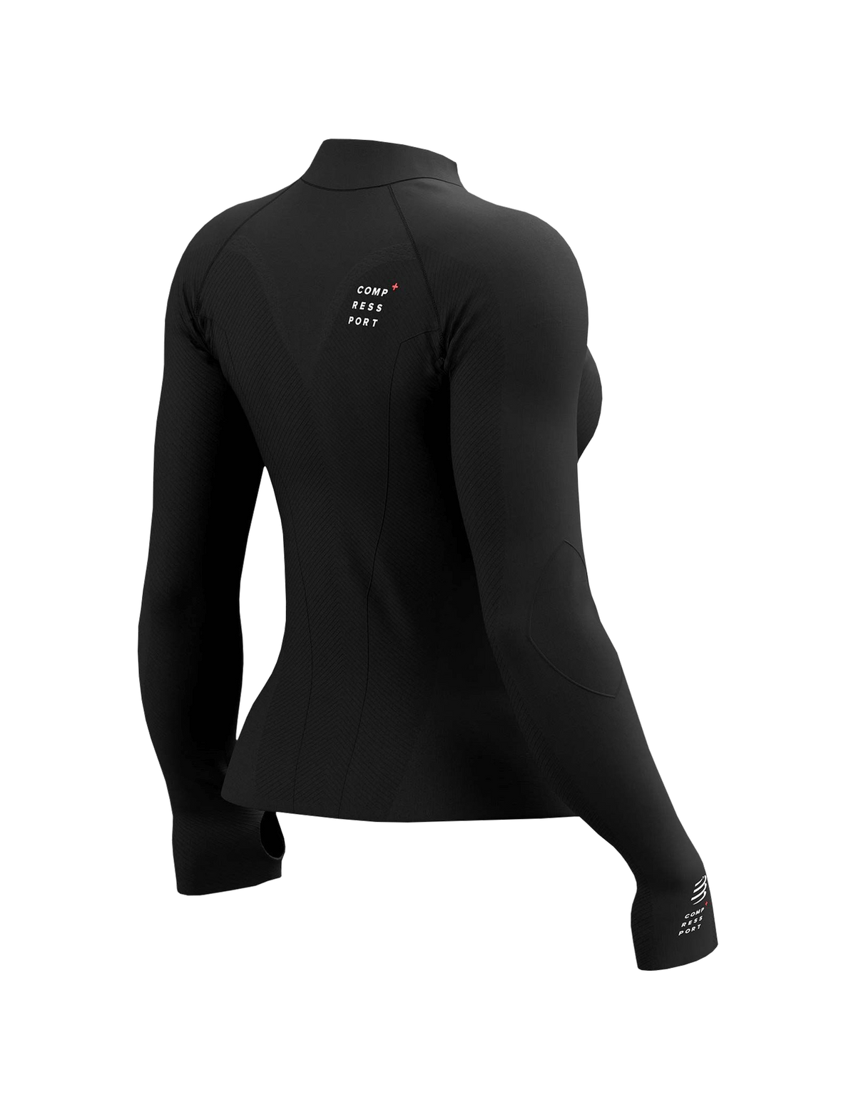 Winter Trail Postural Top - Black/Turquoise Blue