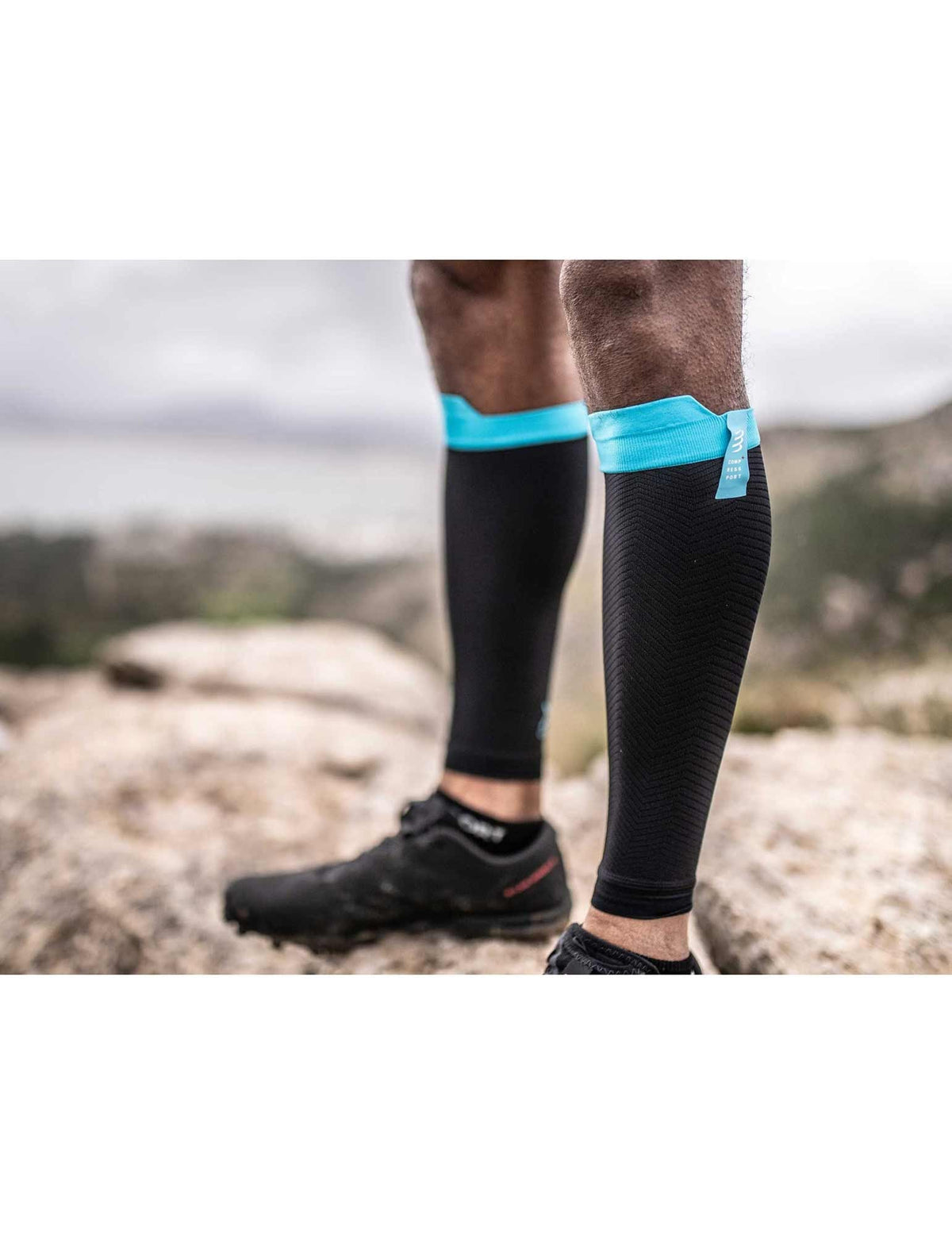 R2 Oxygen calf sleeves black