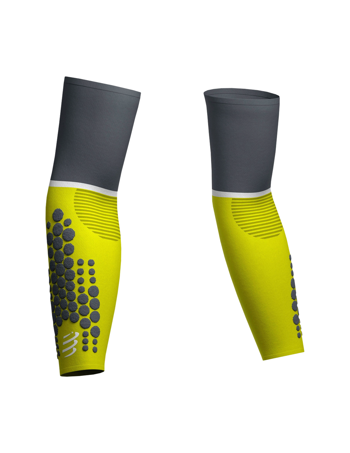 ArmForce Arm Sleeves Lime Grey