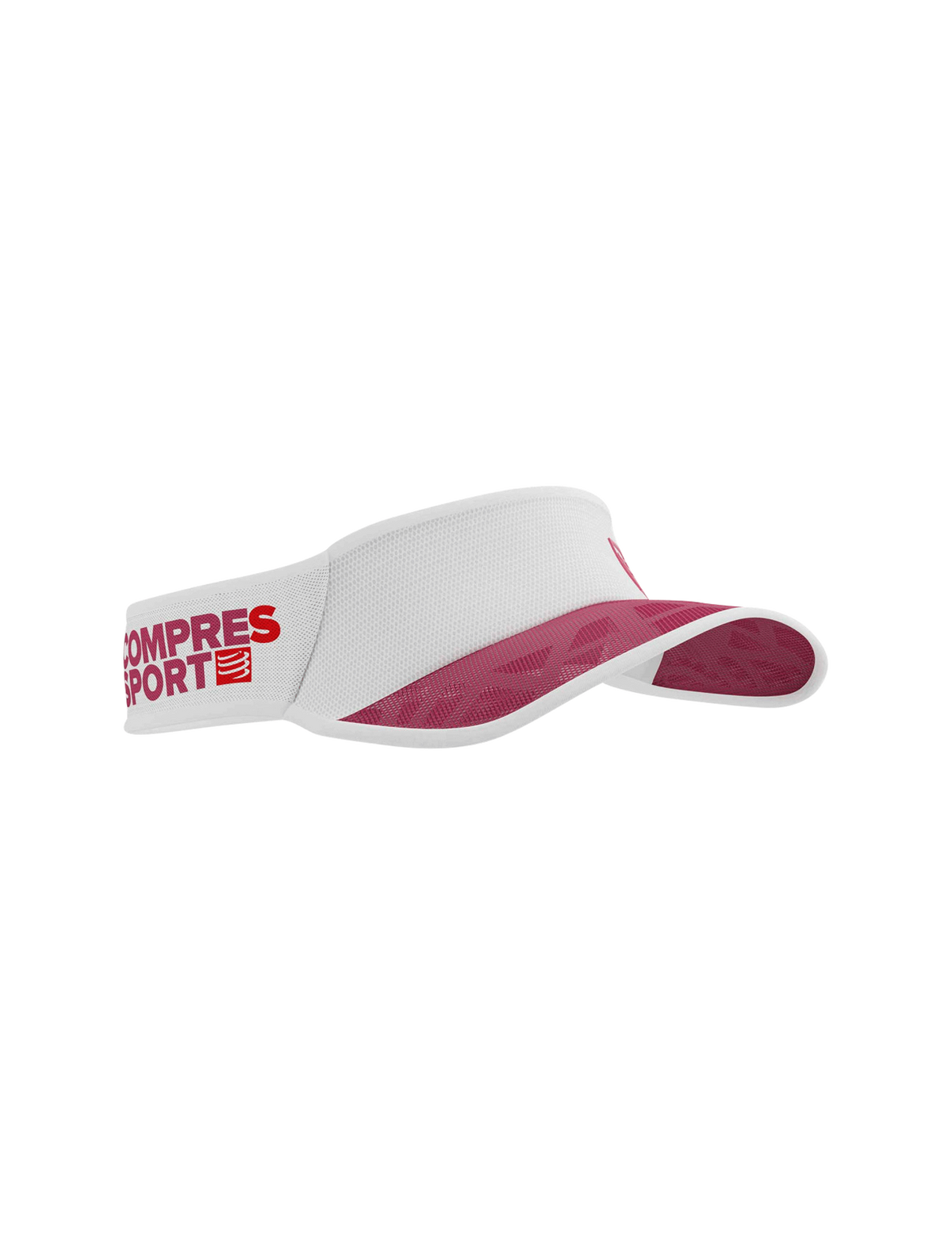 Spiderweb Ultralight Visor - White/Burgundy