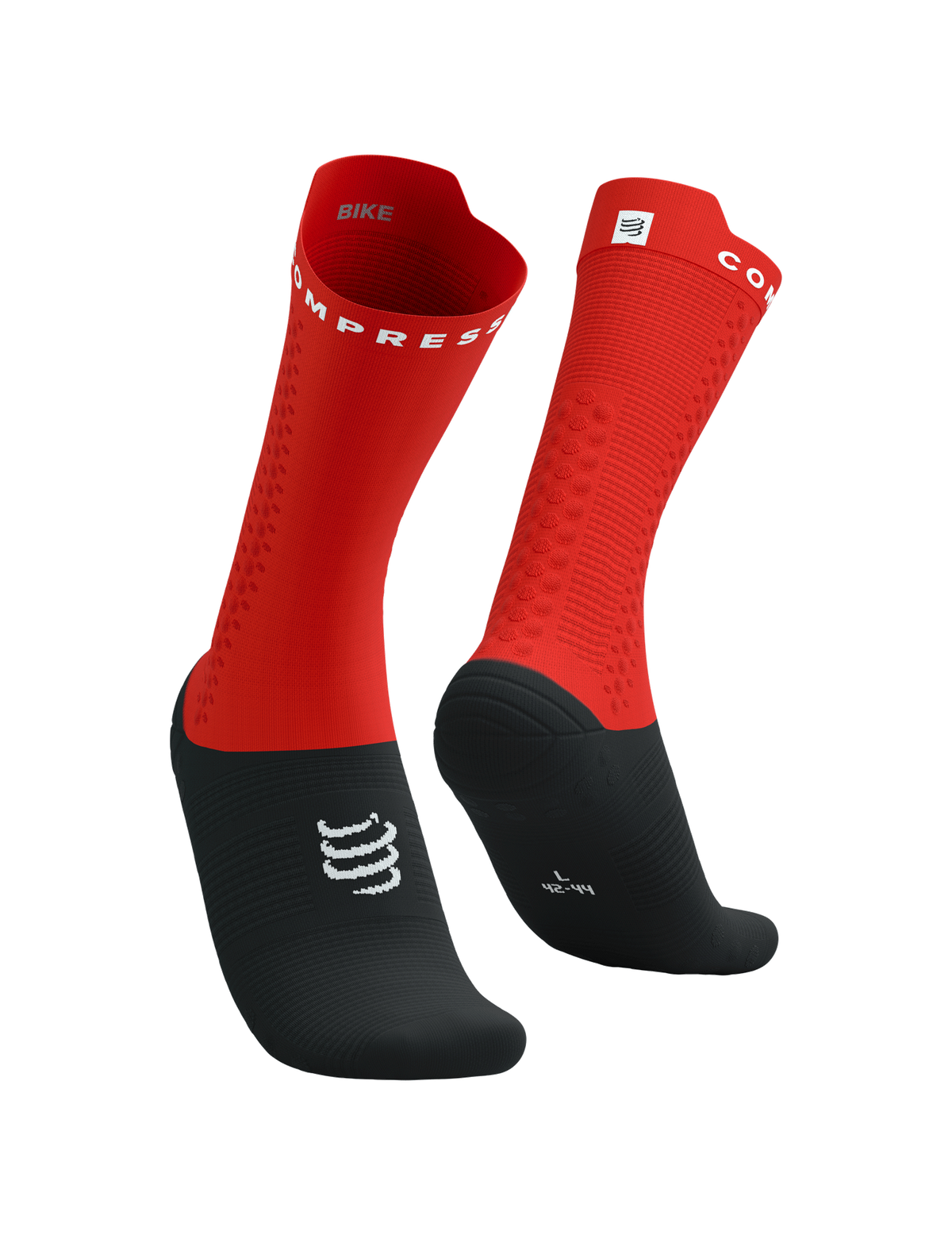 Pro Racing Socks v4.0 Bike - Red/Black