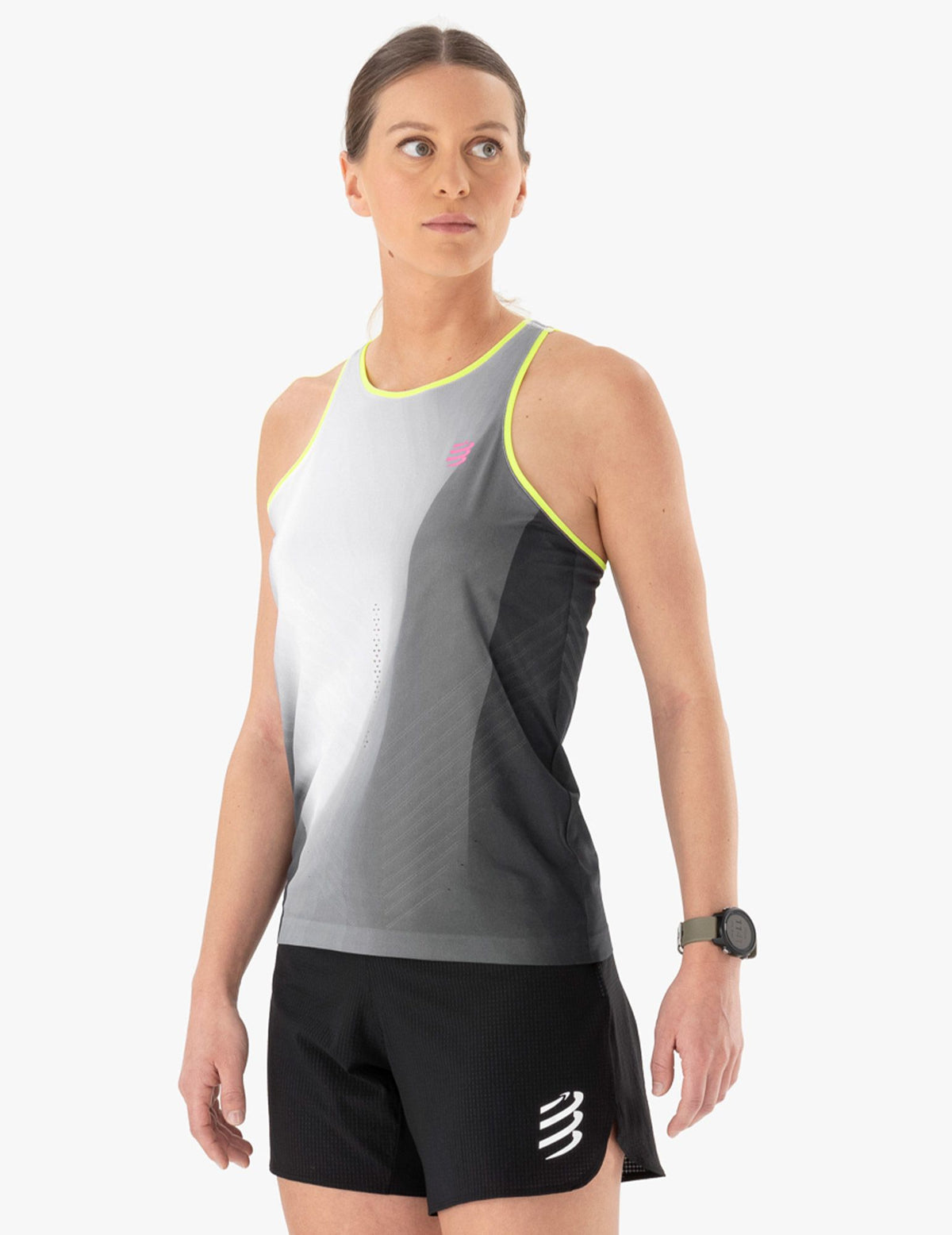 Performance Singlet - Black/White
