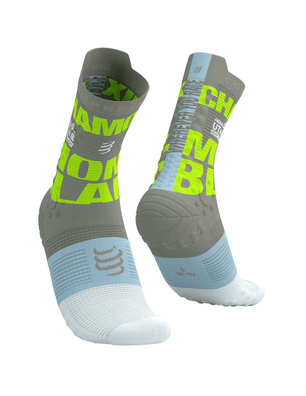 Racing Socks v4 Trail – UTMB® 2024 – Aloe | Compressport