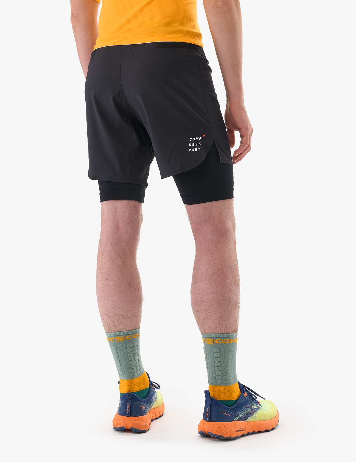 Trail Racing 2-In-1 Short - Black