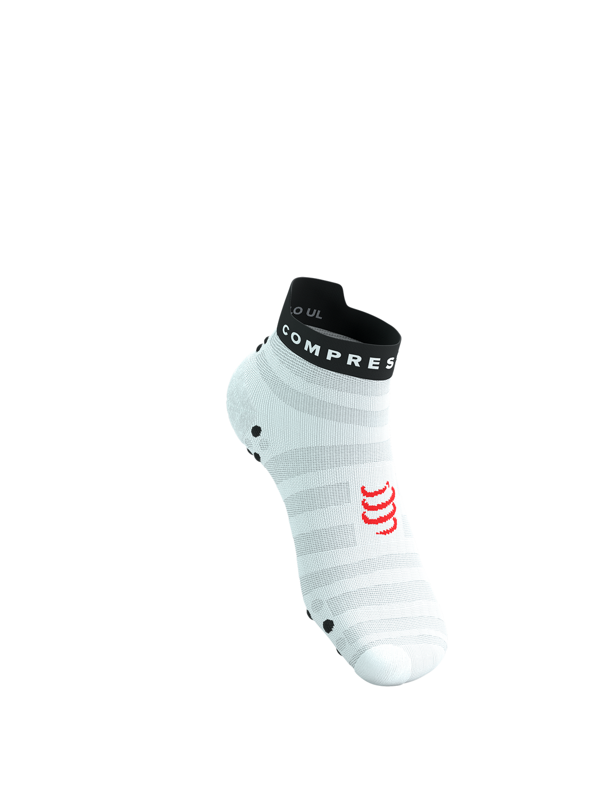 Pro Racing Socks V4.0 Ultralight Run Low - White/Fluo Red/Black