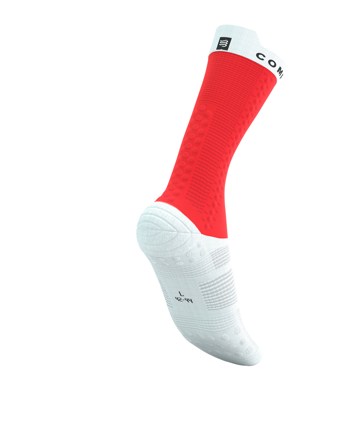 Pro Racing Socks V4.0 Bike - Fluo Red/White