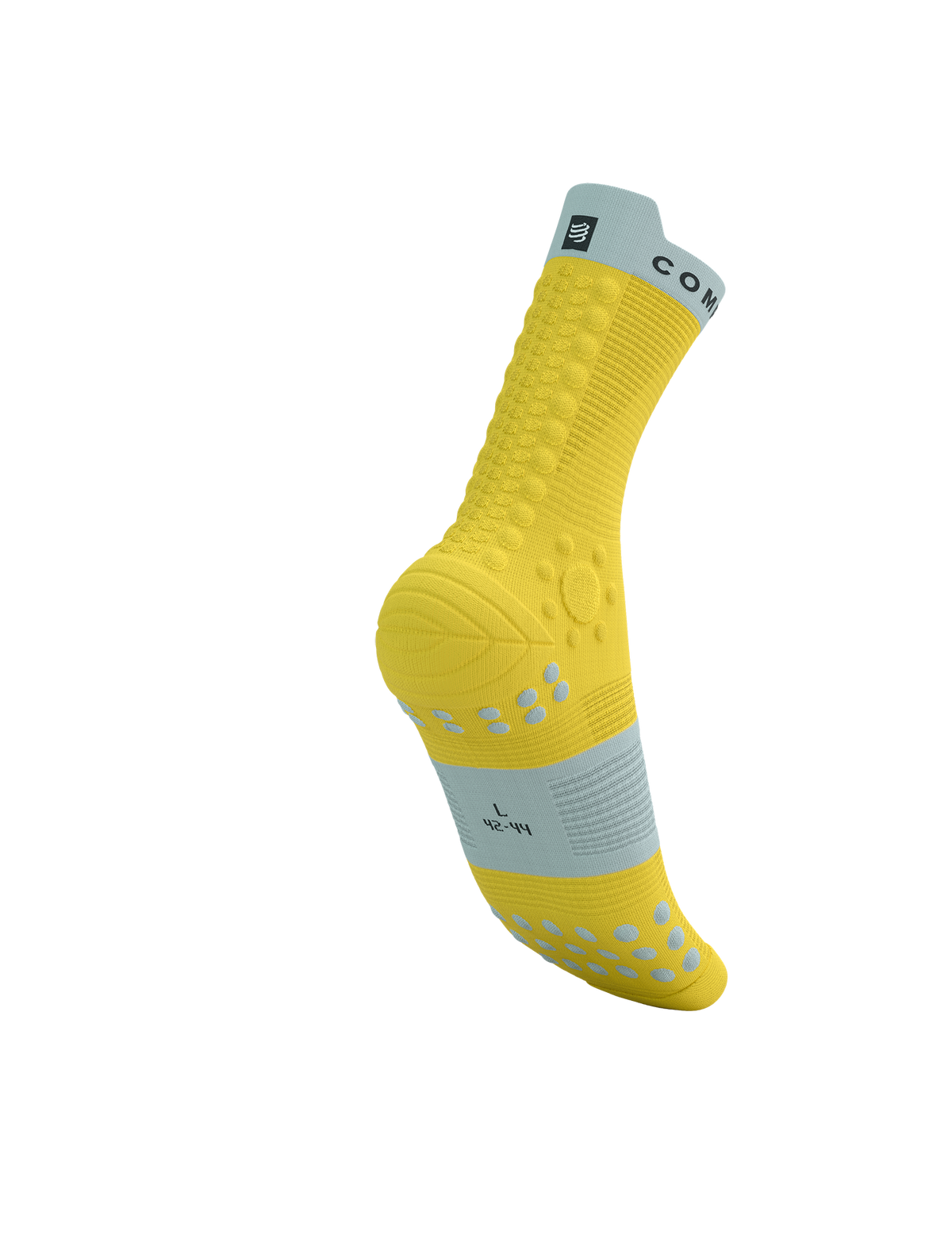 Pro Racing Socks V4.0 Trail - Yellow/Dawn Blue