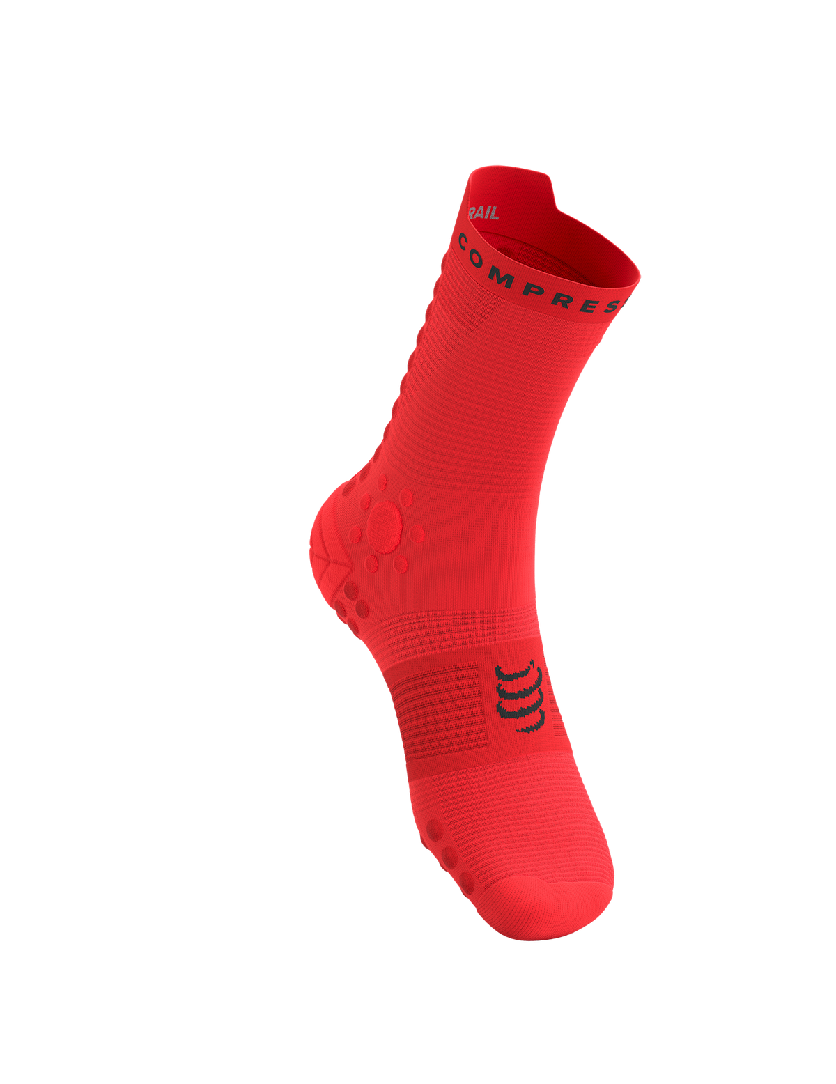 Pro Racing Socks V4.0 Trail - Fluo Red/Black