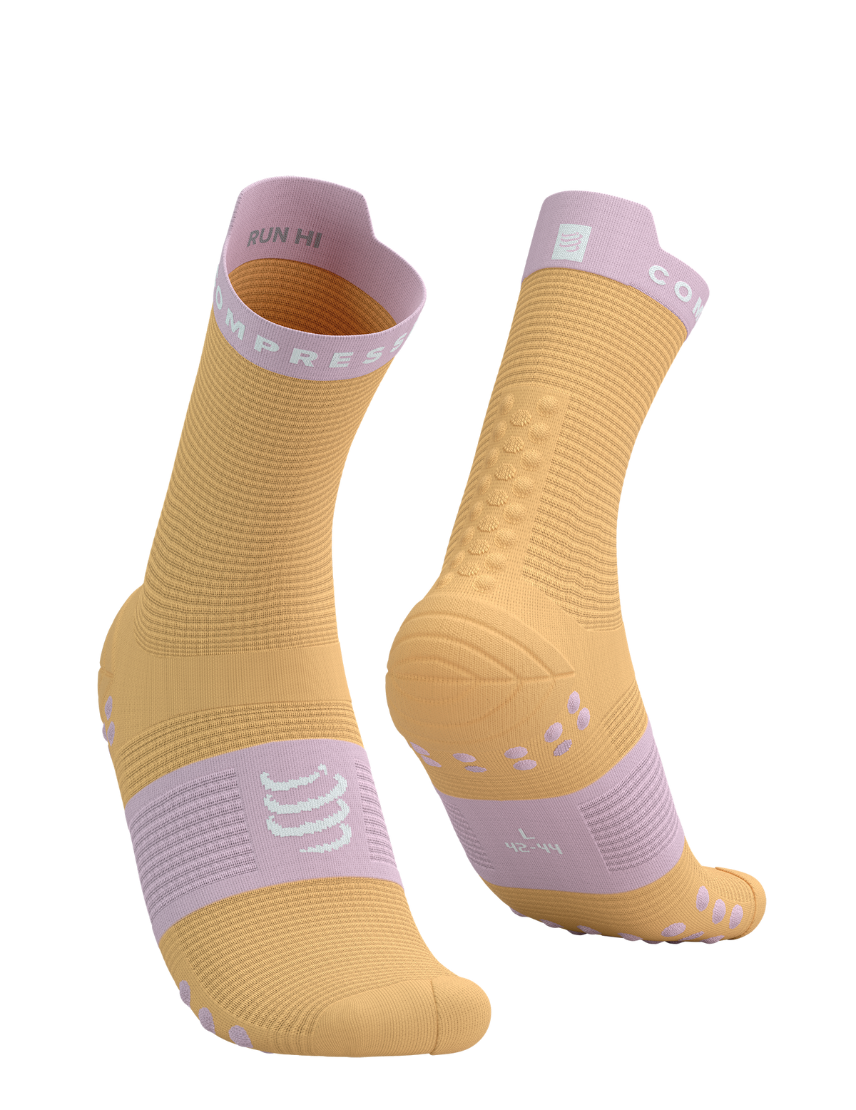 Pro Racing Socks V4.0 Run High - Orange/Pink