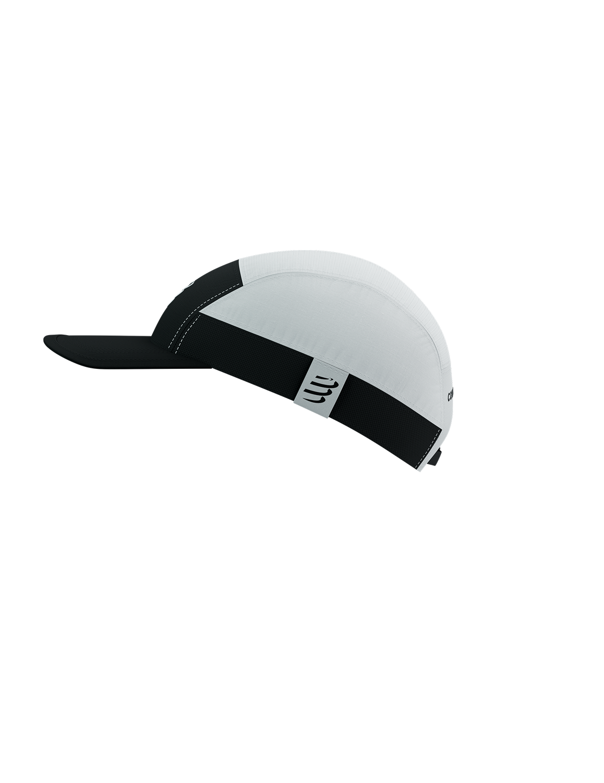5 Panel Light Cap - White/Black