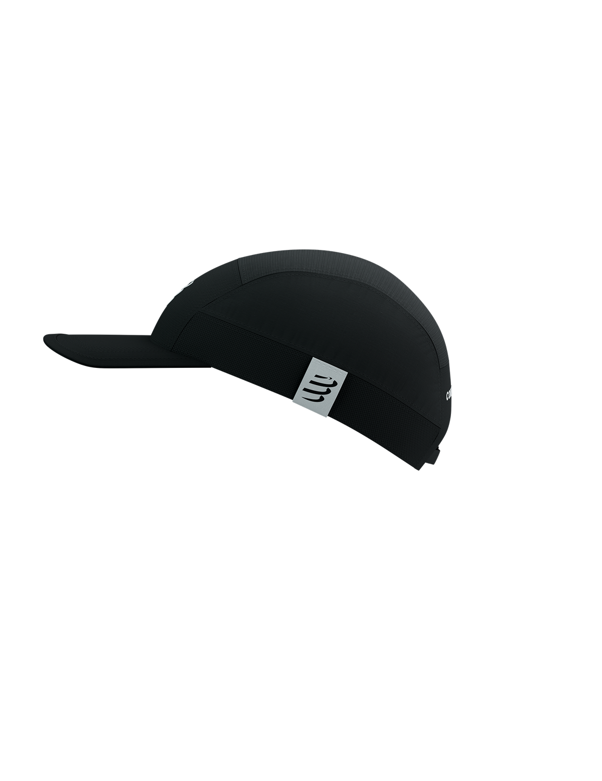 5 Panel Light Cap - Black