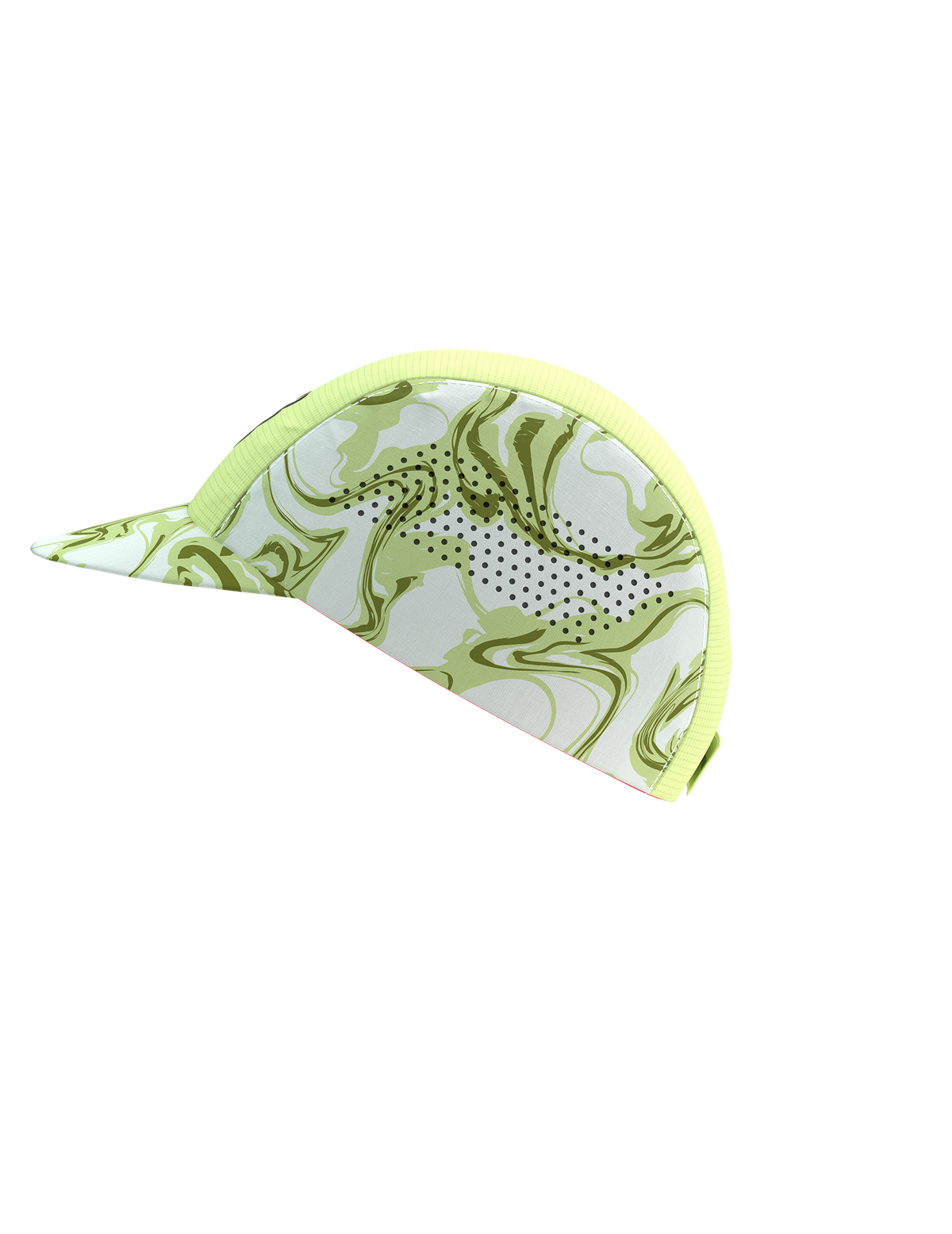 Pro Racing Cap - Green Camo/Fluo Red