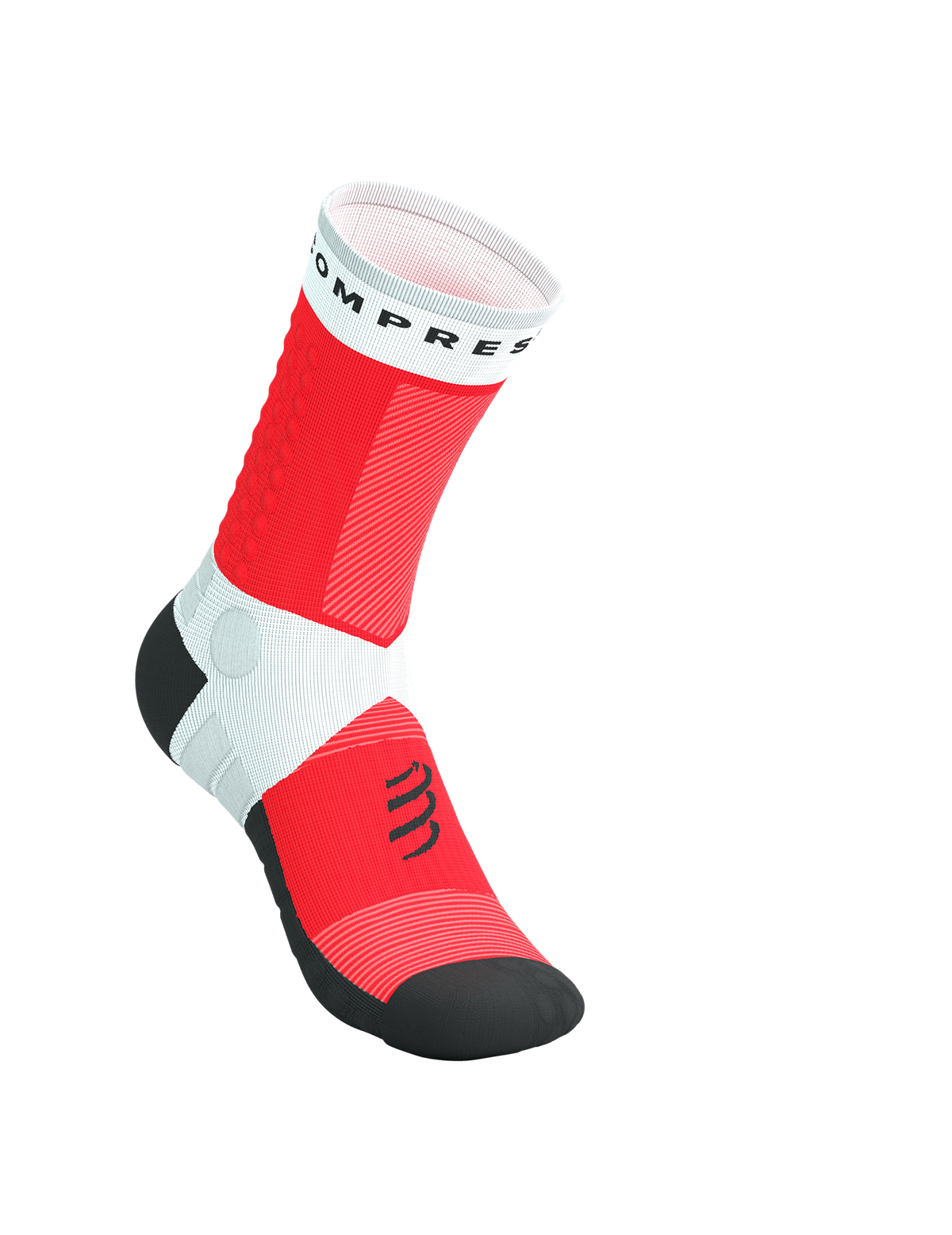 Ultra Trail Socks V2.0 - White/Fluo Red