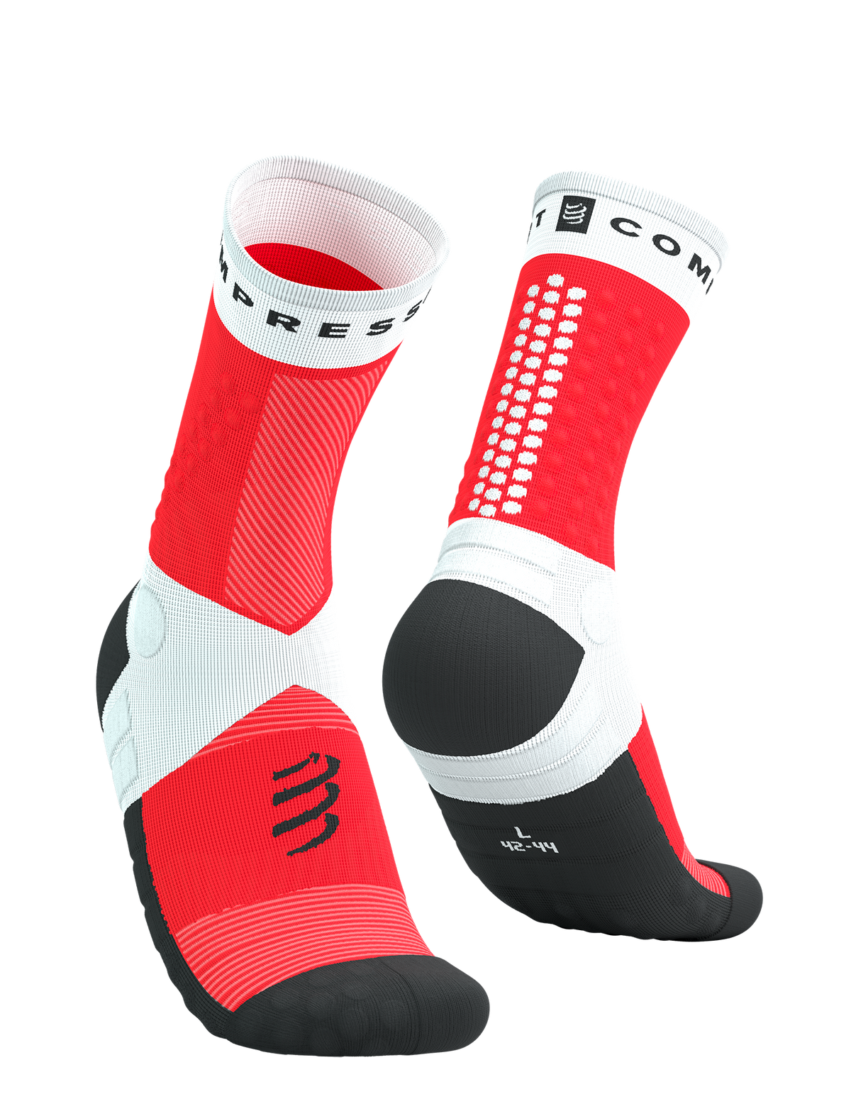 Ultra Trail Socks V2.0 - White/Fluo Red