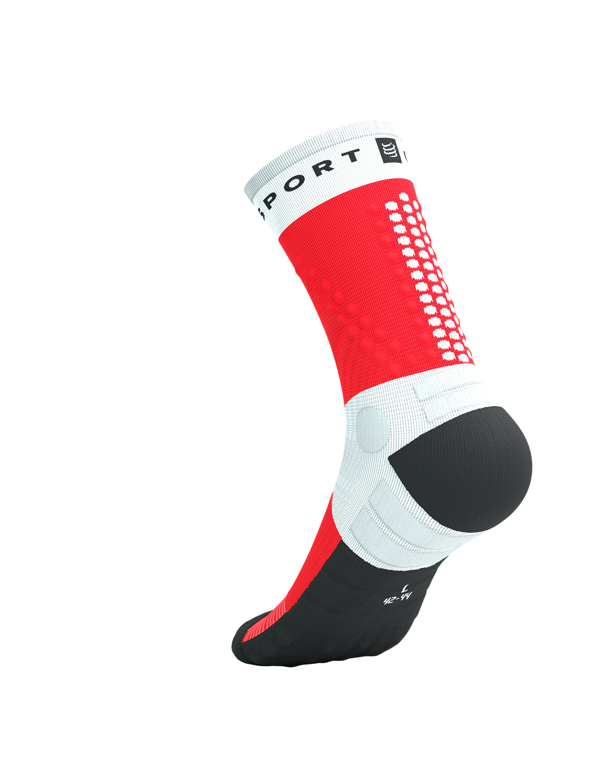 Ultra Trail Socks V2.0 - White/Fluo Red