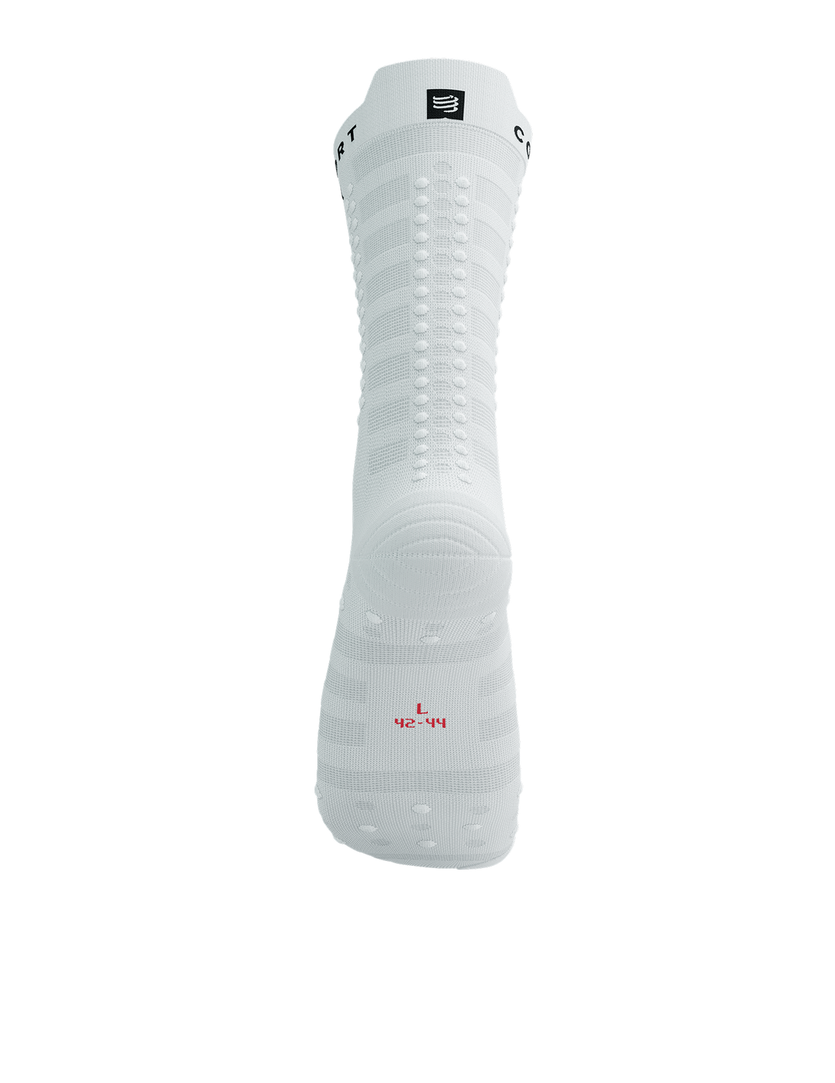 Aero Socks - White/Fluo Red