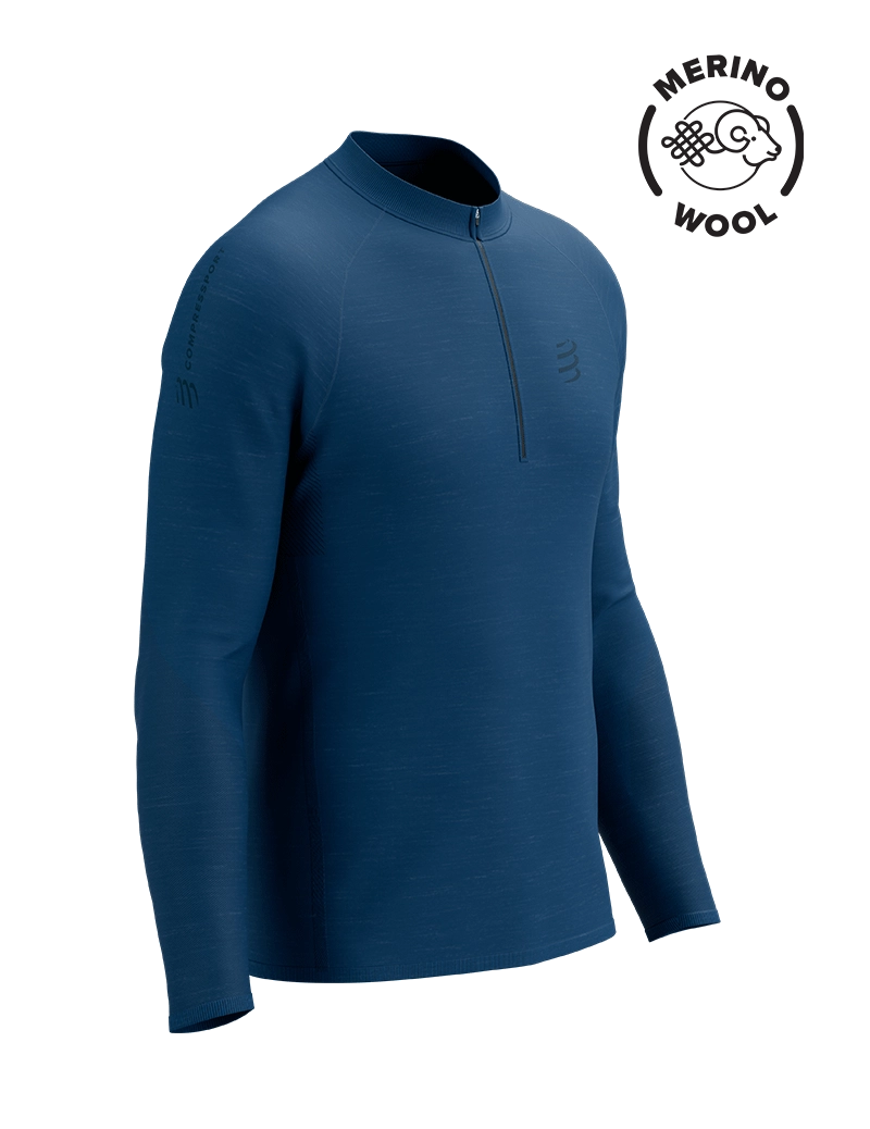 Trail Tshirt Merino - Poseidon