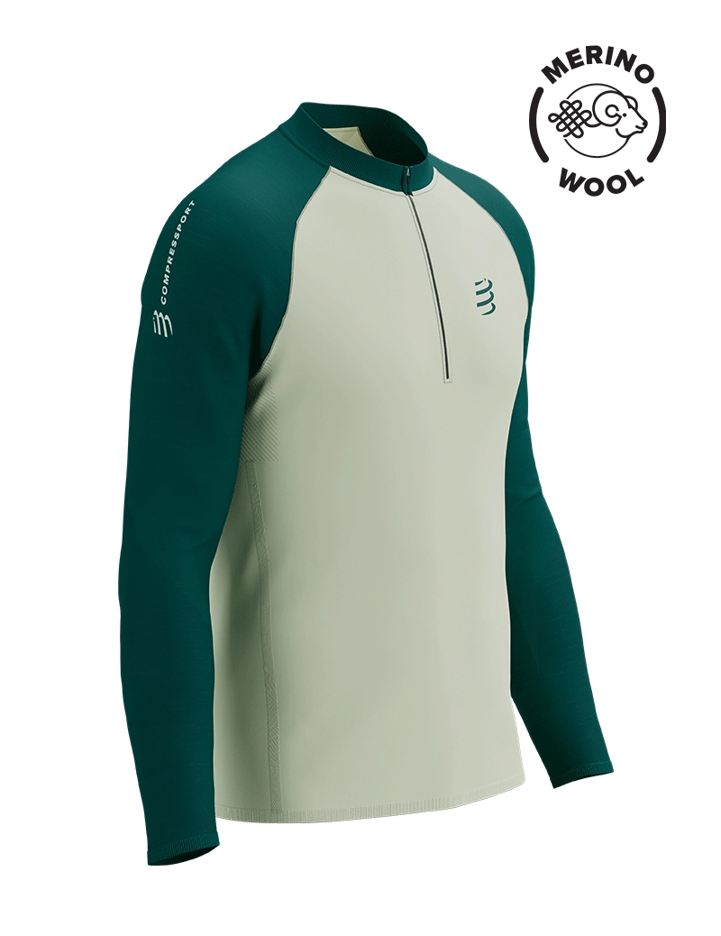 Trail Tshirt Merino - Sugar/Storm