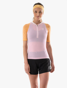 Trail Racing Postural Top - Pink/Orange
