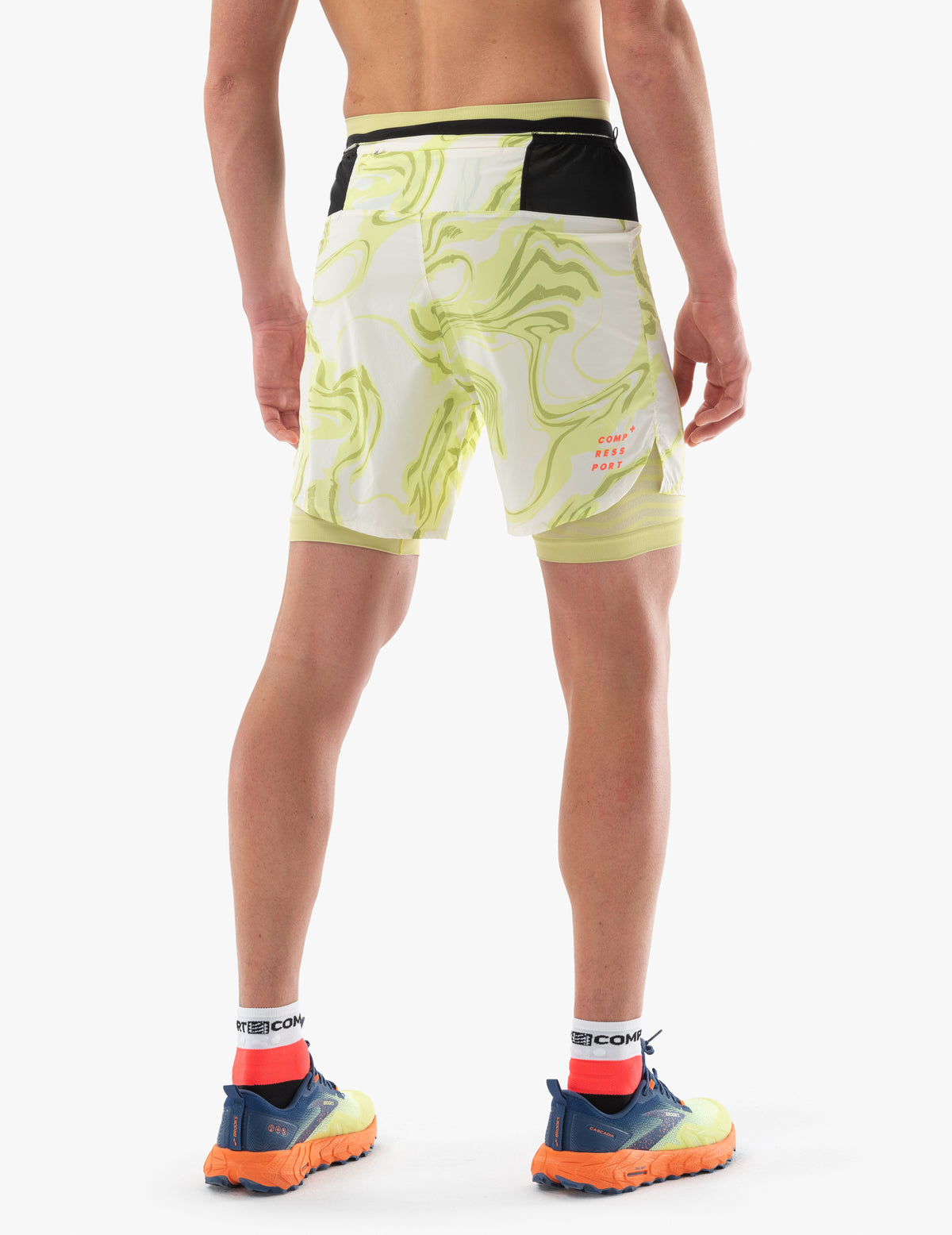 Trail Racing 2-In-1 Short - Green Camo