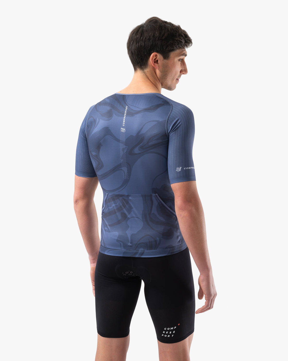 Tri Postural Aero Top - Indigo Print