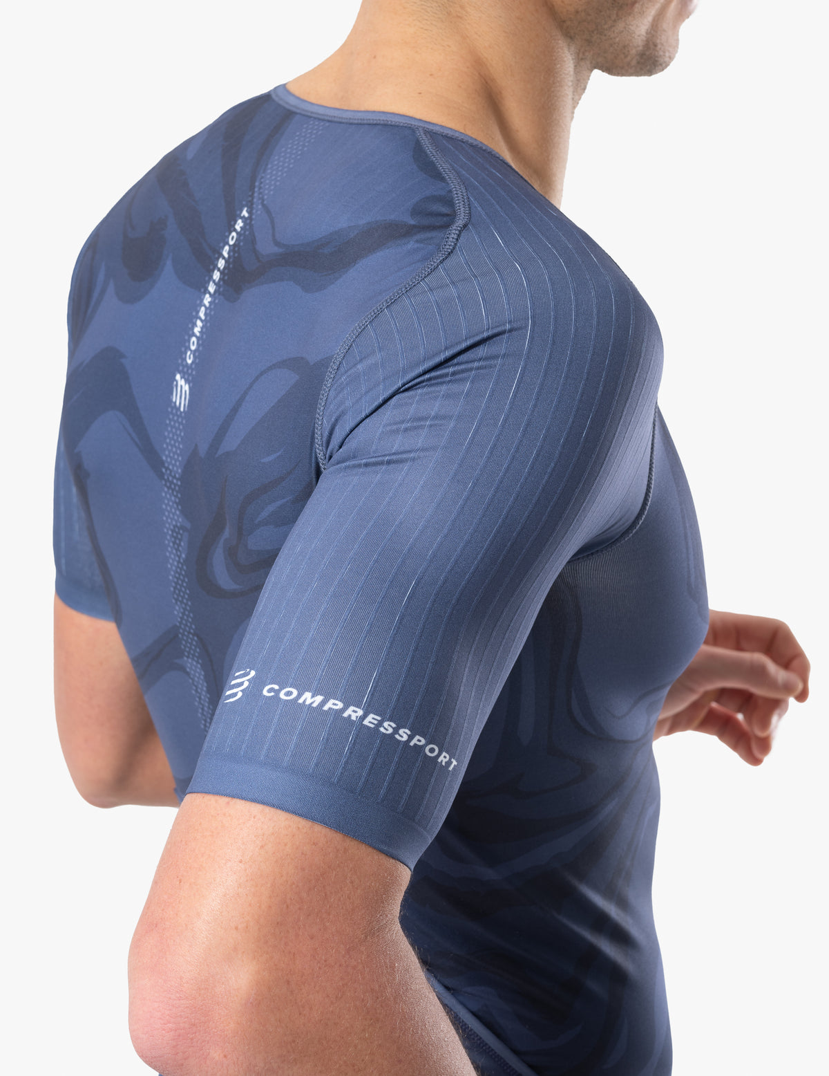 Tri Postural Aero Top - Indigo Print