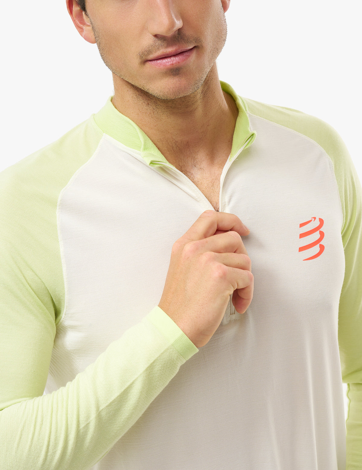 Trail Tshirt - Sugar/Shado Lime