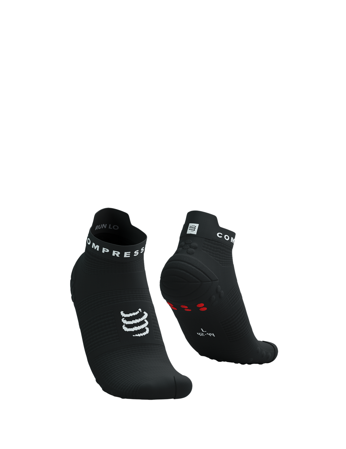 Pro Racing Socks V4.0 Run Low - Black/White