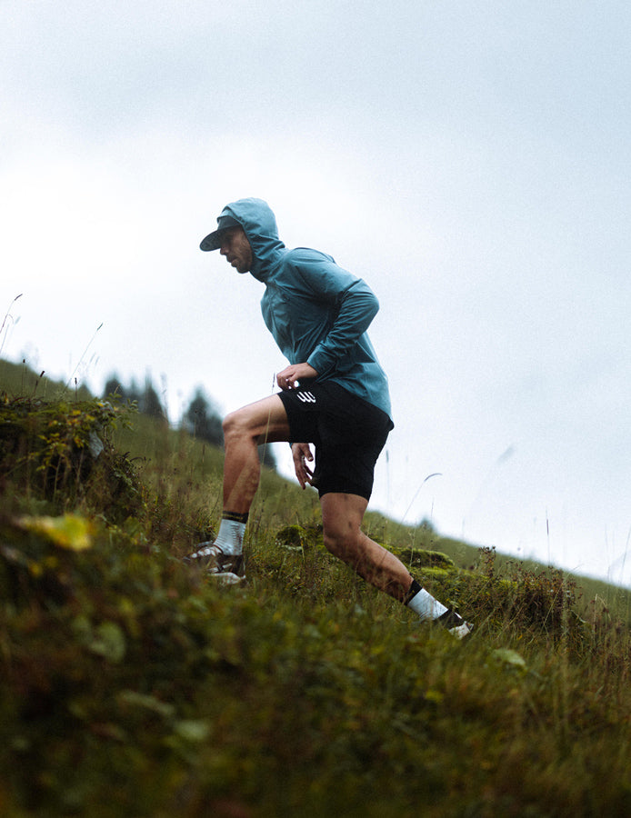 Pro Racing Socks V4.0 Trail - Grey Dawn/Ceylon Yellow