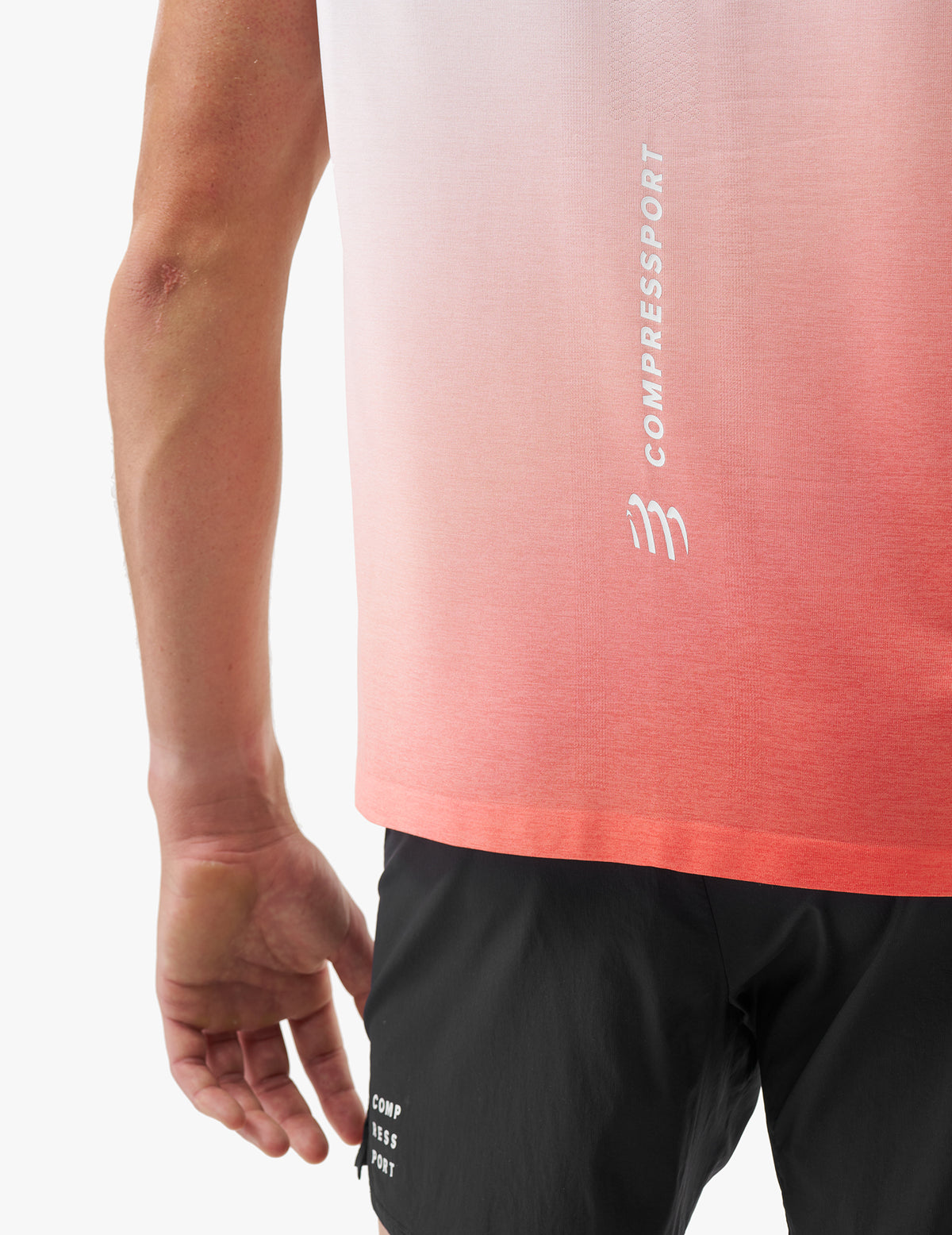 Performance Singlet - Fluo Red/White