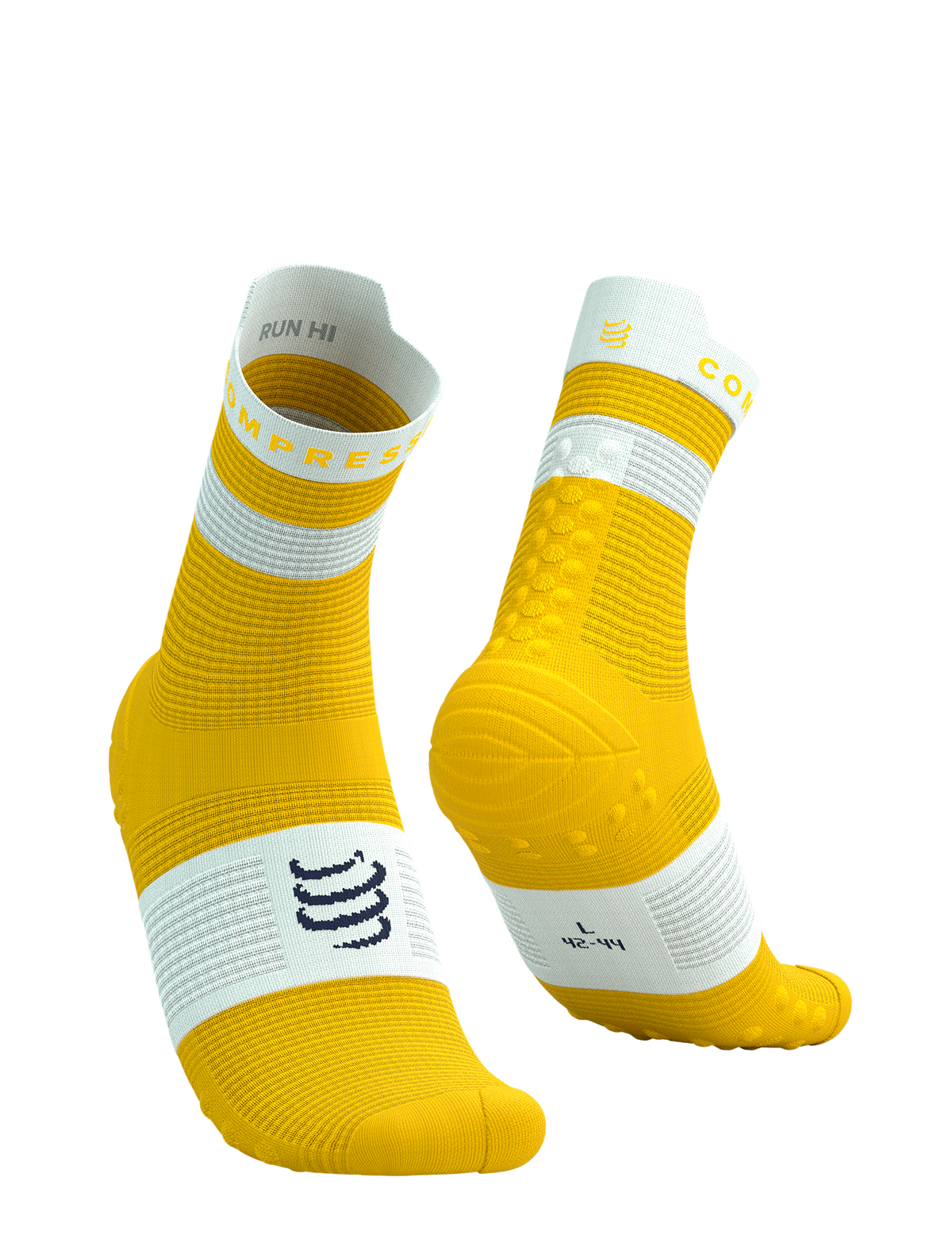 Pro Racing Socks V4.0 Run High - Lemon/White