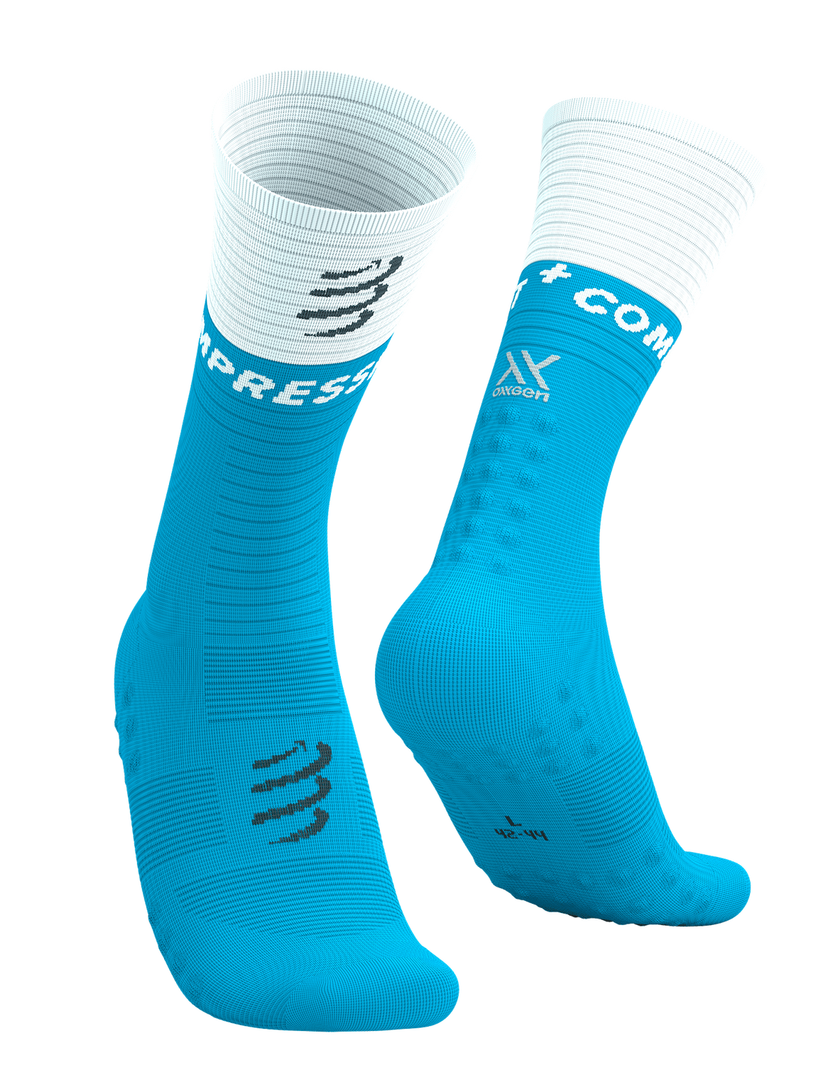 Mid Compression Socks V2.0 - Norse Blue/White