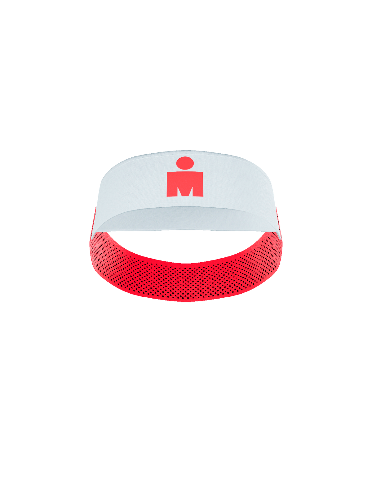 Pro Racing Visor - Ironman 2026 - White/Neon Red