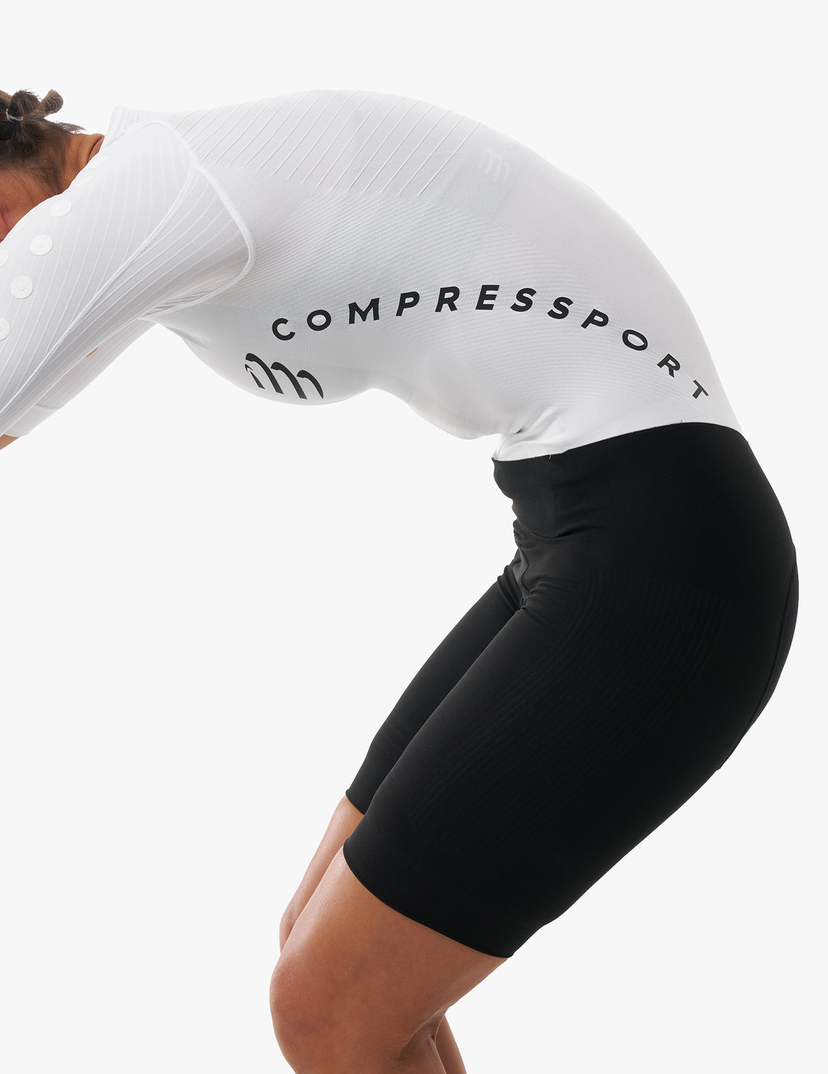 Aero Seamless Trisuit - White/Black