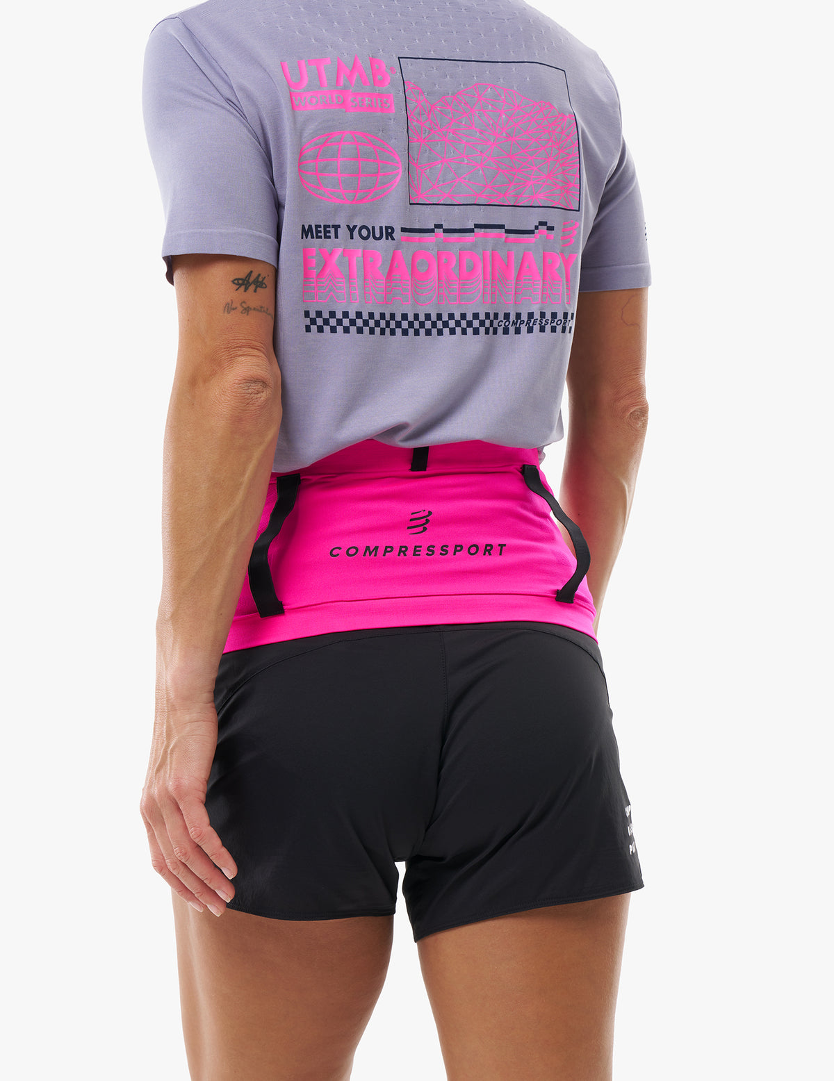 Free Belt Pro - UTMB 2026 - Neon Pink
