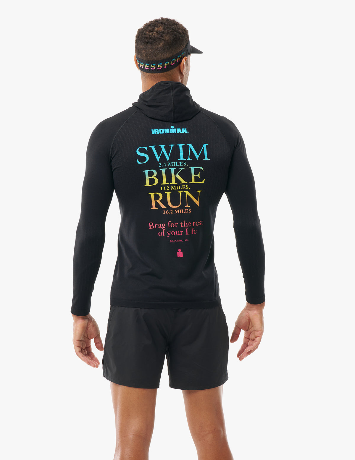 3D Thermo Seamless Hoodie Zip - IRONMAN 2026 - Black