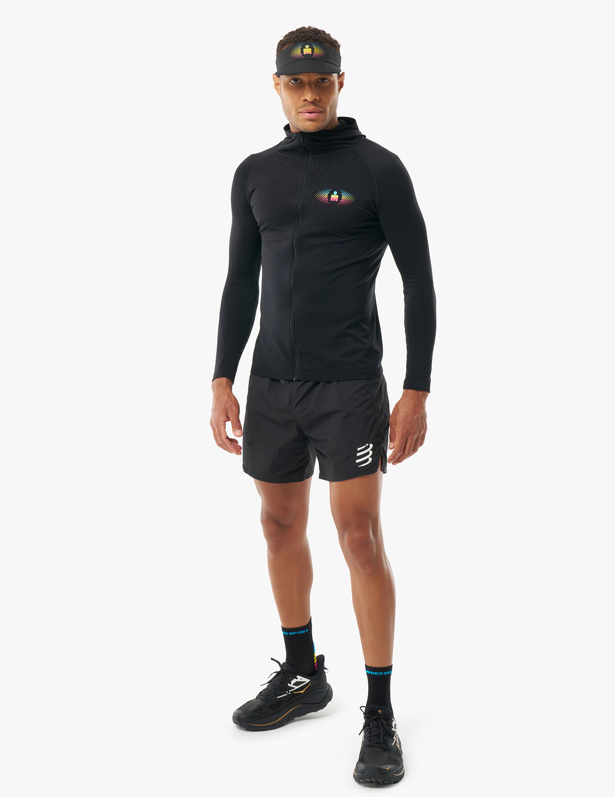 3D Thermo Seamless Hoodie Zip - IRONMAN 2026 - Black