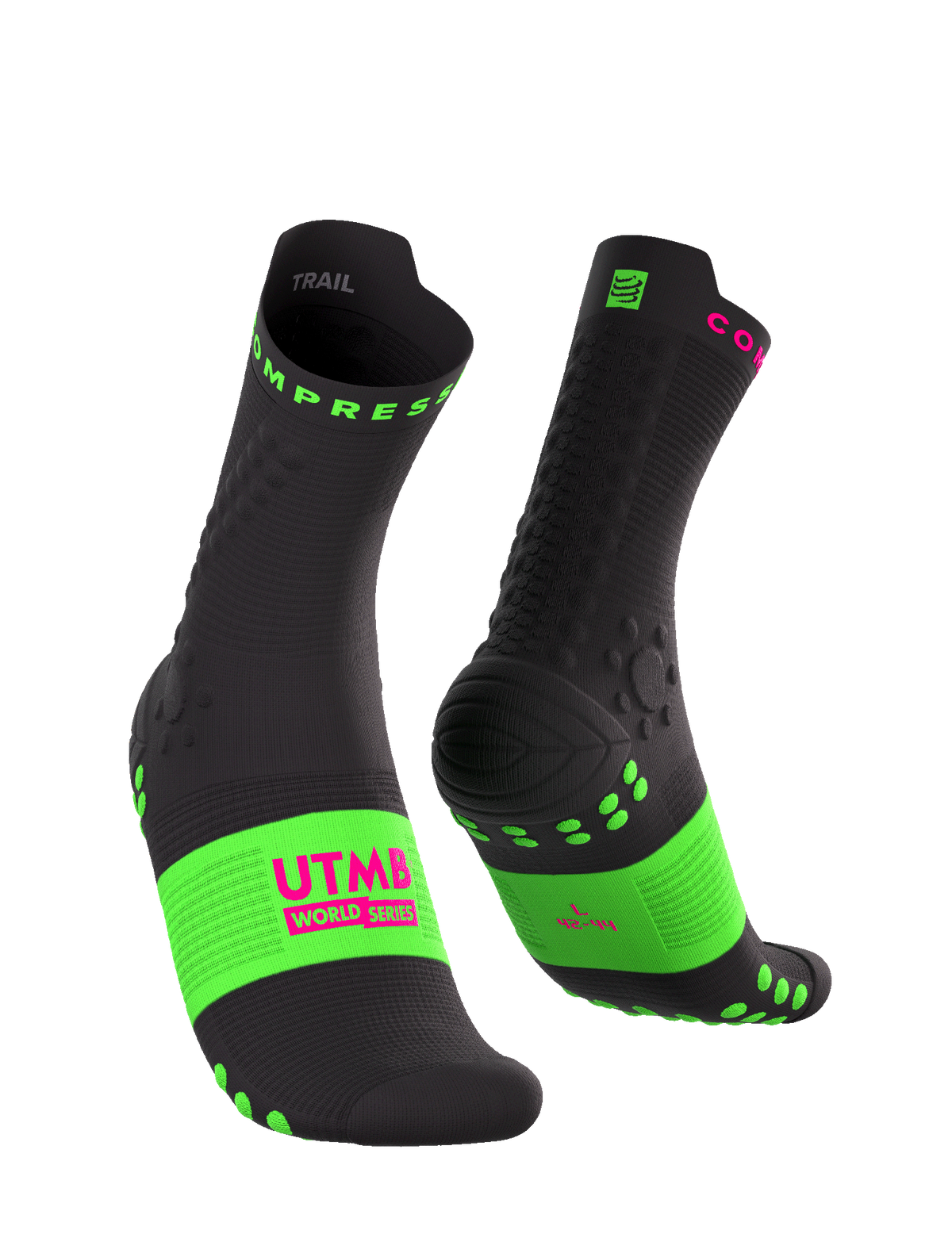 Pro Racing Socks v4.0 Trail - UTMB 2026 - Black